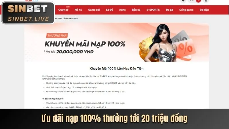 Lựa chọn phương thức nạp tiền F168bet
